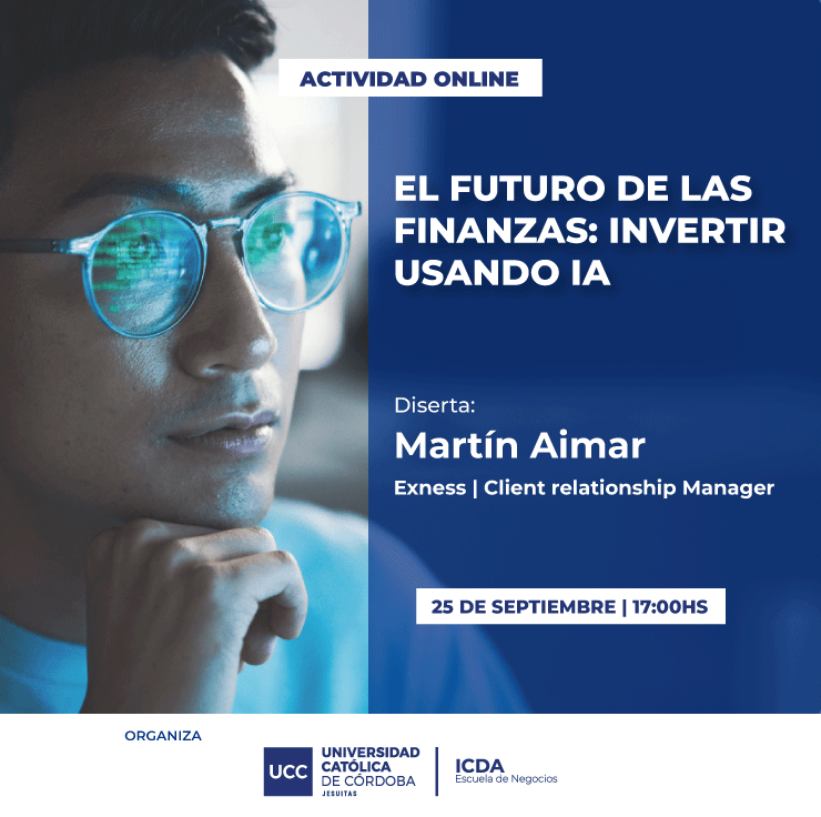 ¿Querés aprender cómo la Inteligencia Artificial puede transformar tus inversiones?

📈La IA puede convertirse en una herramienta clave para gestionar tus finanzas personales

🔗 Inscripciones: docs.google.com/forms/d/e/1FAI…

#IA #Finanzas #Economia #Inversiones #ICDA #UCC