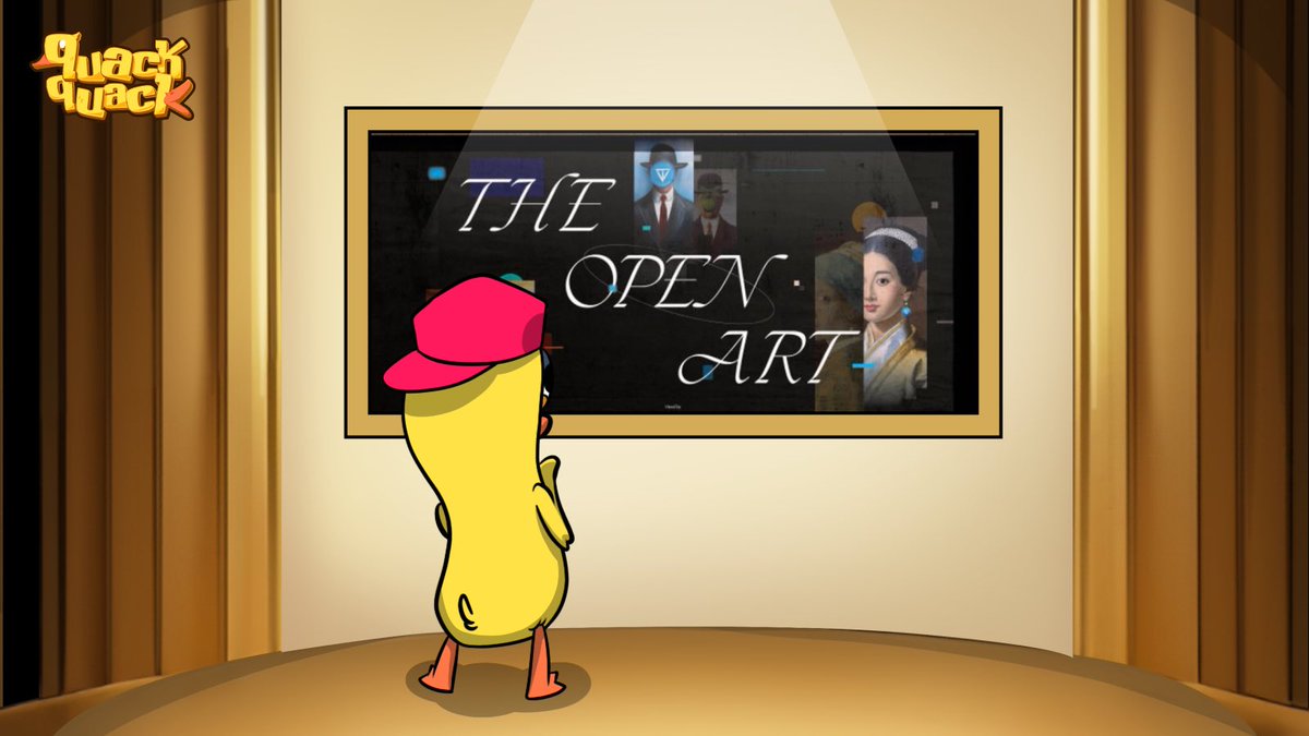 The greatest art of all time is about to take center stage! 🎨🦆 QuackQuack is all set for the showcase at The Open Art!

Join us for an evening where innovation meets the freedom of expression, hosted by <a href="/blumcrypto/">Blum</a> , <a href="/TONX_Studio/">TONX 💎</a> , and TON Society during #TOKEN2049.

🏛