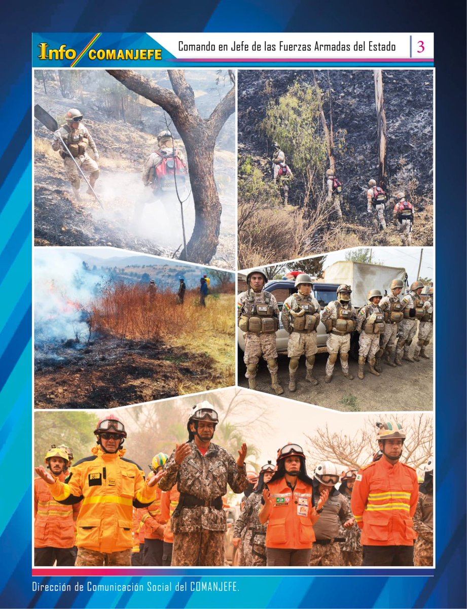 comanjefe's tweet photo. #FFAAContigo 📷despliega contingente para combatir los incendios.
#comandoenjefe 📷📷📷 #incendiosbolivia 📷📷📷 https://t.co/5POKlOZekl