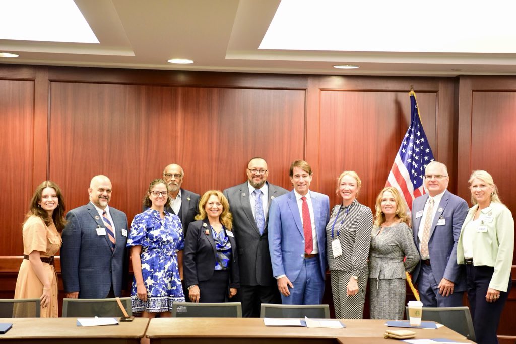 Thank you to Congressman Garrett Graves and Senator Bill Cassidy for making time to visit with us about the Windfall Elimination Provision (WEP) and the effort being made for a vote on the House  floor to eliminate the program and remove these unjust penalties.