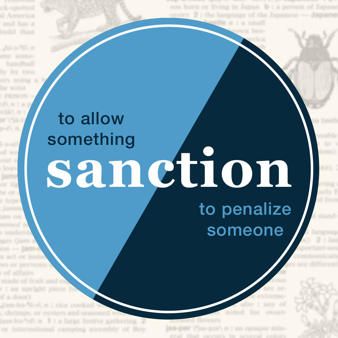 MerriamWebster's tweet image. contronym | noun | a word having two meanings that contradict one another