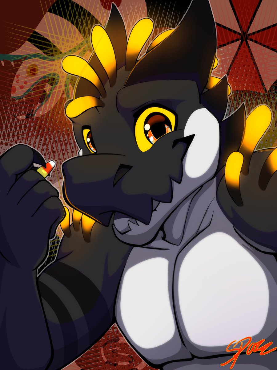 SpazzyLizzy's tweet photo. Artwork of the schtinky Kobold, @RageTheKobold 🦎 https://t.co/CVQRQxfSlD