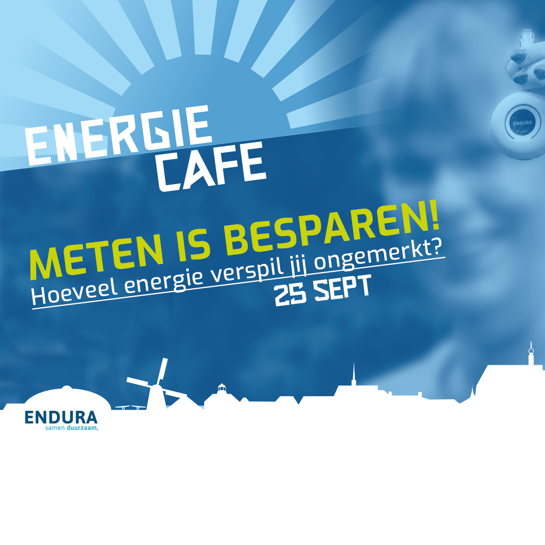 Ontdek hoe het meten van je energieverbruik kan helpen te besparen op gas en elektra. Kom  woensdag 25 september naar 't #gratis Endura EnergieCafé: Meten is Besparen.  Als je meet en weet welk apparaat veel gas of stroom gebruikt, kun je er iets aan doen endura-harderwijk.nl/nieuws/endura-…