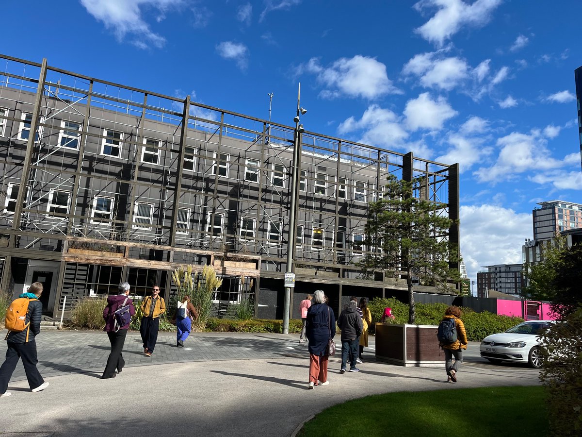 EmmakJackson's tweet image. Soundwalking Sociologists in Salford. #UndiscipliningII