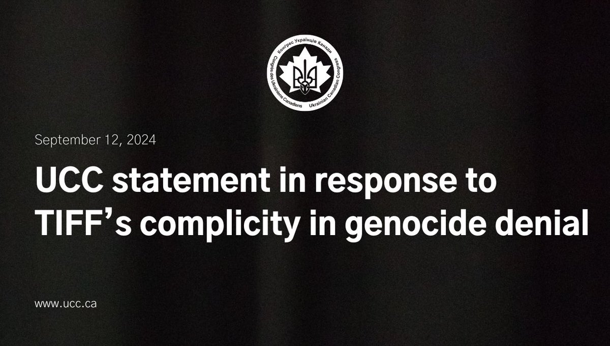 We call for the resignation of the <a href="/TIFF_NET/">TIFF</a> Board of Directors. TIFF is complicit in genocide denial.

Join us at the demonstration on September 13!

Full statement here: ucc.ca/2024/09/12/ucc…