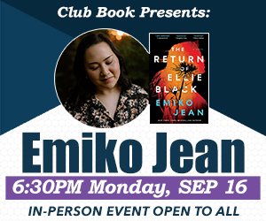 #EmikoJean joins <a href="/ClubBookMN/">Club Book</a> in person at <a href="/stpaullibrary/">Saint Paul Public Library</a> - Merriam Park on Monday. Plz join us for this free event! Details: clubbook.org.