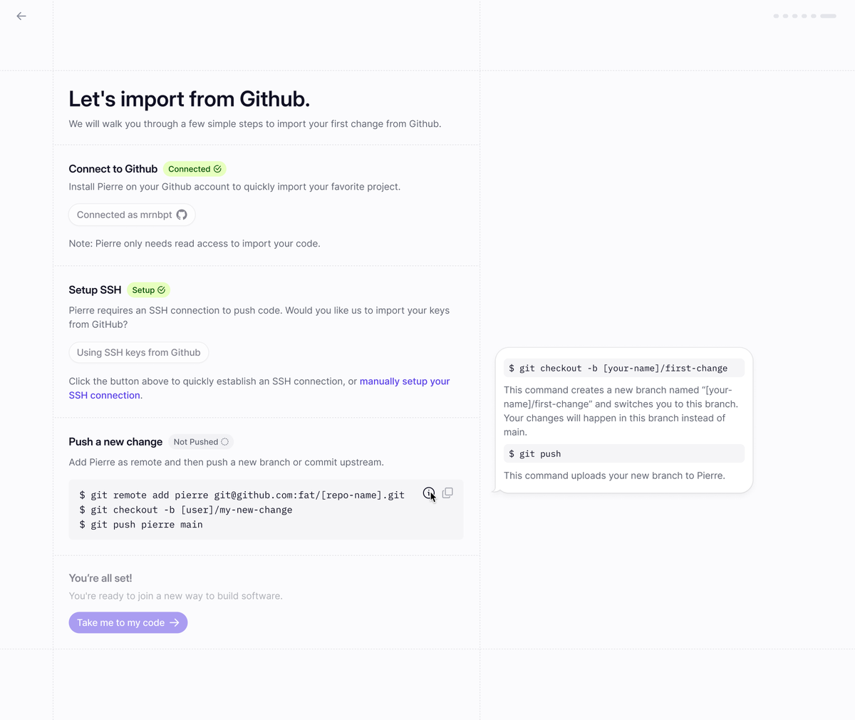 Some explorations for Pierre's new redesigned onboarding flow. 🫡