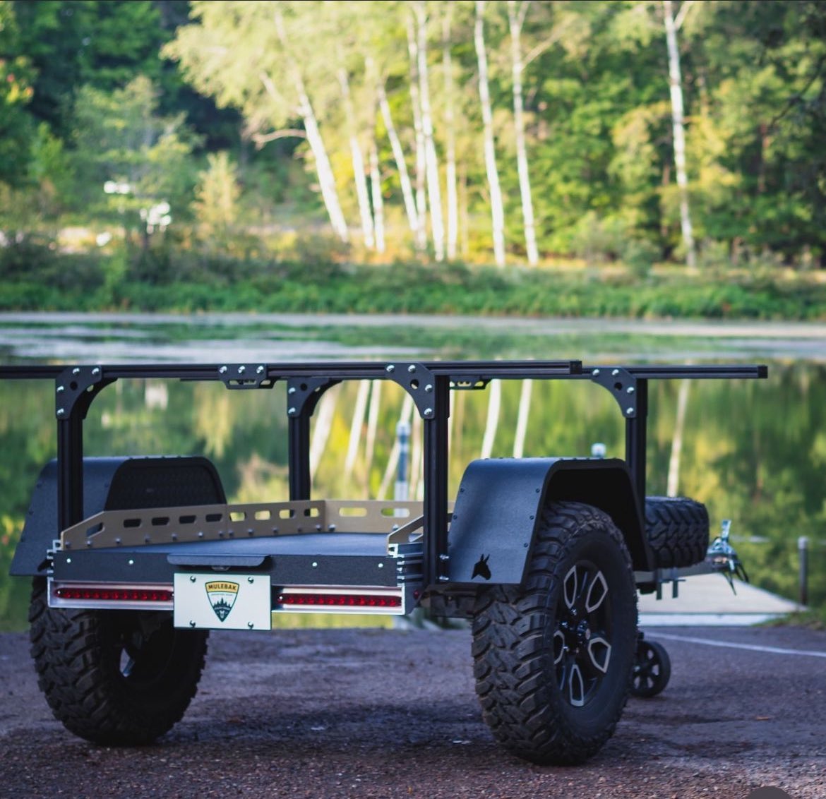 CagedCrowFab's tweet photo. Aluminum Extrusion Recreational &amp; Modular Trailer by @MulebakUSA 

Kayaks, Canoes, E-Bikes, Gear. Haul it all. 🛶 🚲 ⛺️ 

🏷️Introductory base price for a limited time only:  $3,195
More rack configurations to come 👀 https://t.co/Mt0houVege