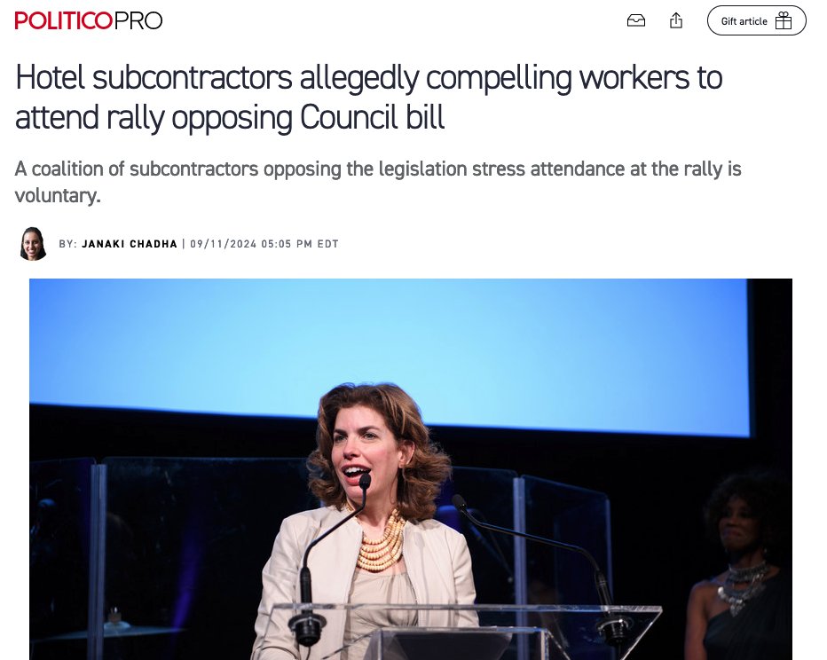 CentralLaborNYC's tweet photo. .@NYHTC Pres Maroko: “This is yet another reason why subcontracted hotel workers need the #SafeHotels Act.”
https://t.co/Tg4fPKBv9K https://t.co/LakxS9AcIN