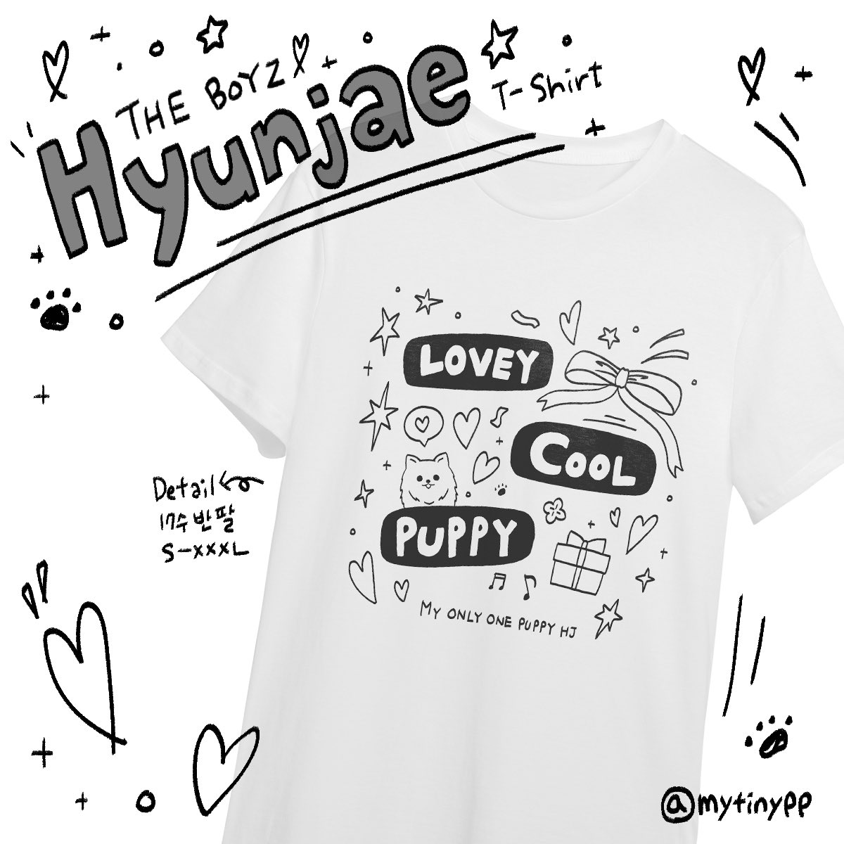 𝗛𝗔𝗣𝗣𝗬 𝗛𝗬𝗨𝗡𝗝𝗔𝗘 𝗗𝗔𝗬-!

1년에 한 번뿐인 현재 생일을 기념하여
#RT 추첨 두 분께 현재 제작 티셔츠를 보내드립니다! 

▸ 국내 주소지 한정
▸ 배송비 부담 가능하신 분

#이재현_너의_스물여덟도_하트해
#LOVE_FOR_MY_HYUN