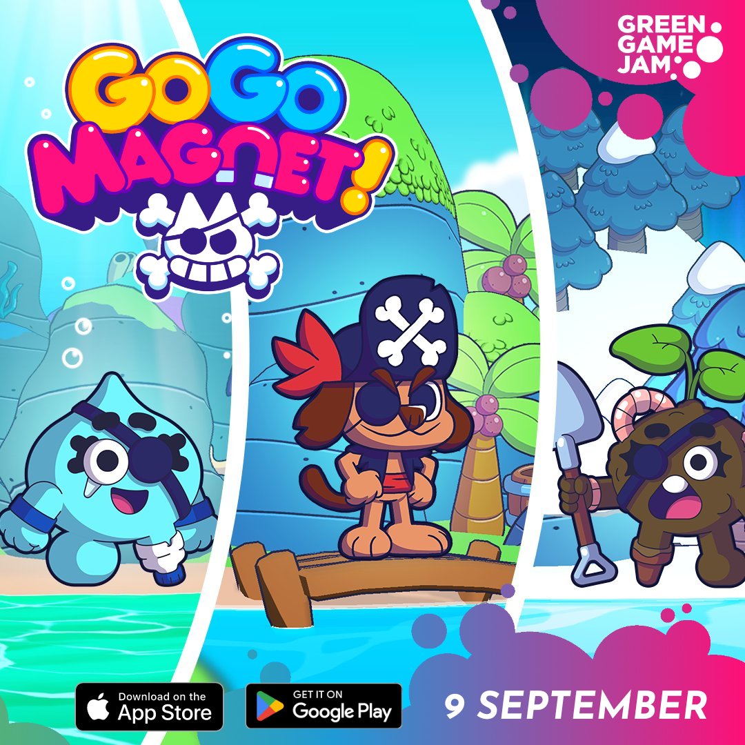 P4PAlliance's tweet image. @GoGoMagnetGame focuses on cleaning the ocean through collective action

The game will suggest real-world activities to clean the environment, with efforts rewarded in-game. Examples include repurposing tin cans as plant pots, or following the GoGo Magnet guide to water-saving ‍