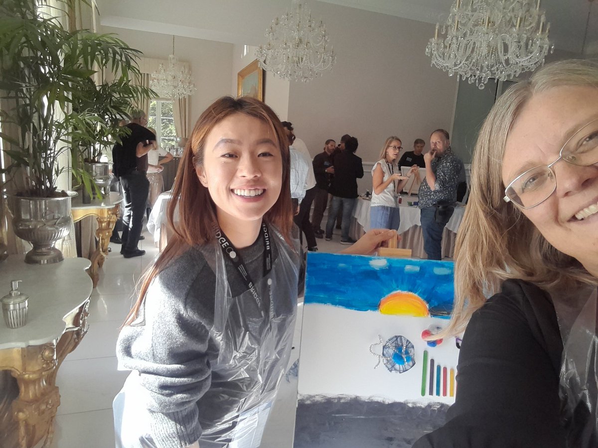 Rikke S. Møller (@filadelfiagene1) on Twitter photo Congratulations to the 14 new @UCPH_BRIDGE fellows 👏, incl. our amazing fellow <a href="/SusanxnLin/">Susan Lin</a> 🤩
During todays boot camp we painted Susan's project entitled: #GABRB3 - From Disease Causing Variants 🧬 to Targeted Therapy 🎯 💊
#Epilepsy 💜 #GABAAR
<a href="/JakobSorensen5/">balslevsørensenLab</a> <a href="/ZeynepTumer_DK/">Zeynep Tumer</a> Congratulations to the 14 new @UCPH_BRIDGE fellows 👏, incl. our amazing fellow <a href="/SusanxnLin/">Susan Lin</a> 🤩
During todays boot camp we painted Susan's project entitled: #GABRB3 - From Disease Causing Variants 🧬 to Targeted Therapy 🎯 💊
#Epilepsy 💜 #GABAAR
<a href="/JakobSorensen5/">balslevsørensenLab</a> <a href="/ZeynepTumer_DK/">Zeynep Tumer</a>