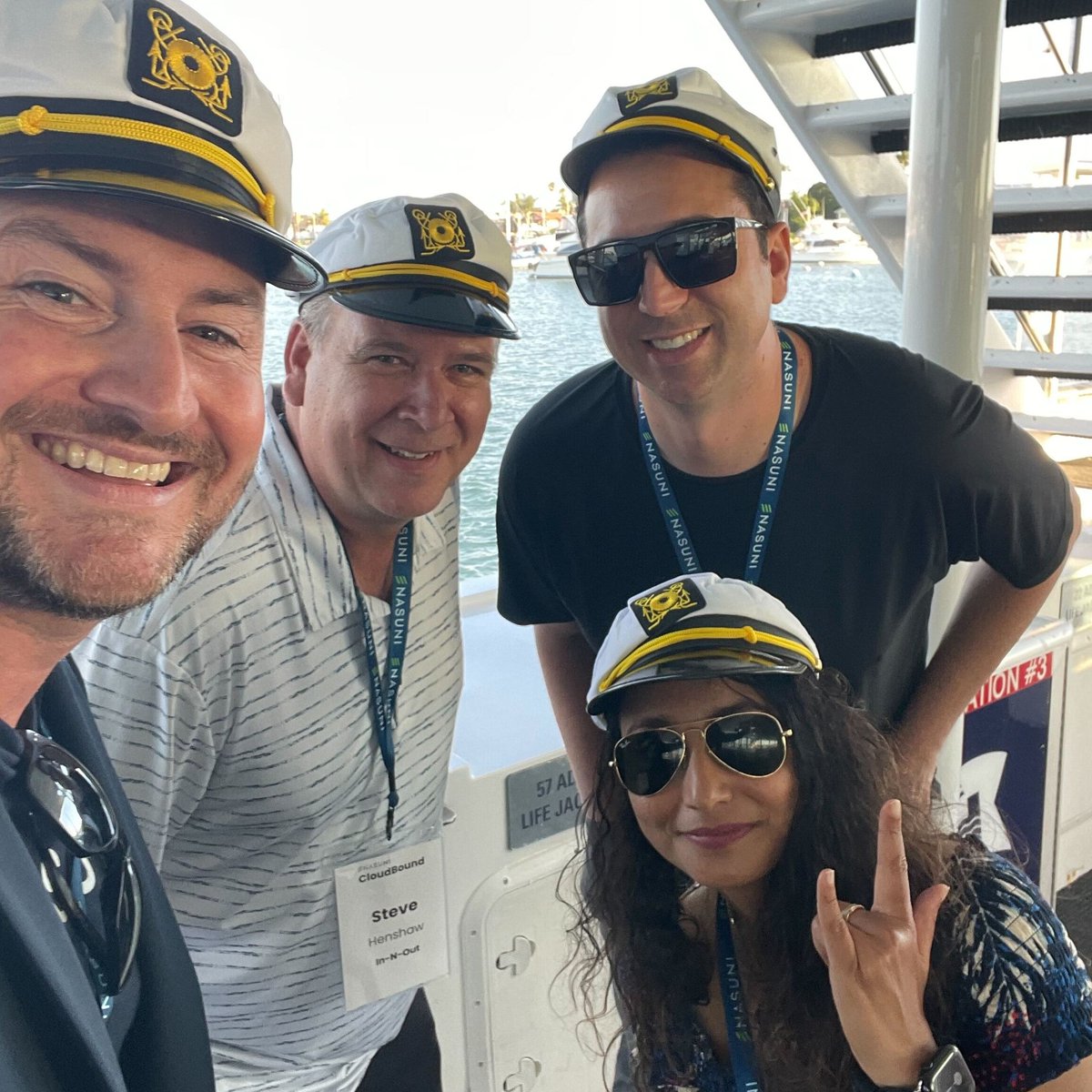 Nasuni's tweet photo. Our Newport Beach #CloudBound On Board was a BLAST! 🎉 Our guests enjoyed various sessions on #HybridCloud and #AI technologies, a cocktail hour &amp; hors d'oeuvres, and more. See us on the East Coast NEXT WEEK! ⬇️
Chicago: https://t.co/xMcmnKJemj
Boston: https://t.co/nOpJNgMKNo https://t.co/6Jj0oVjKCK