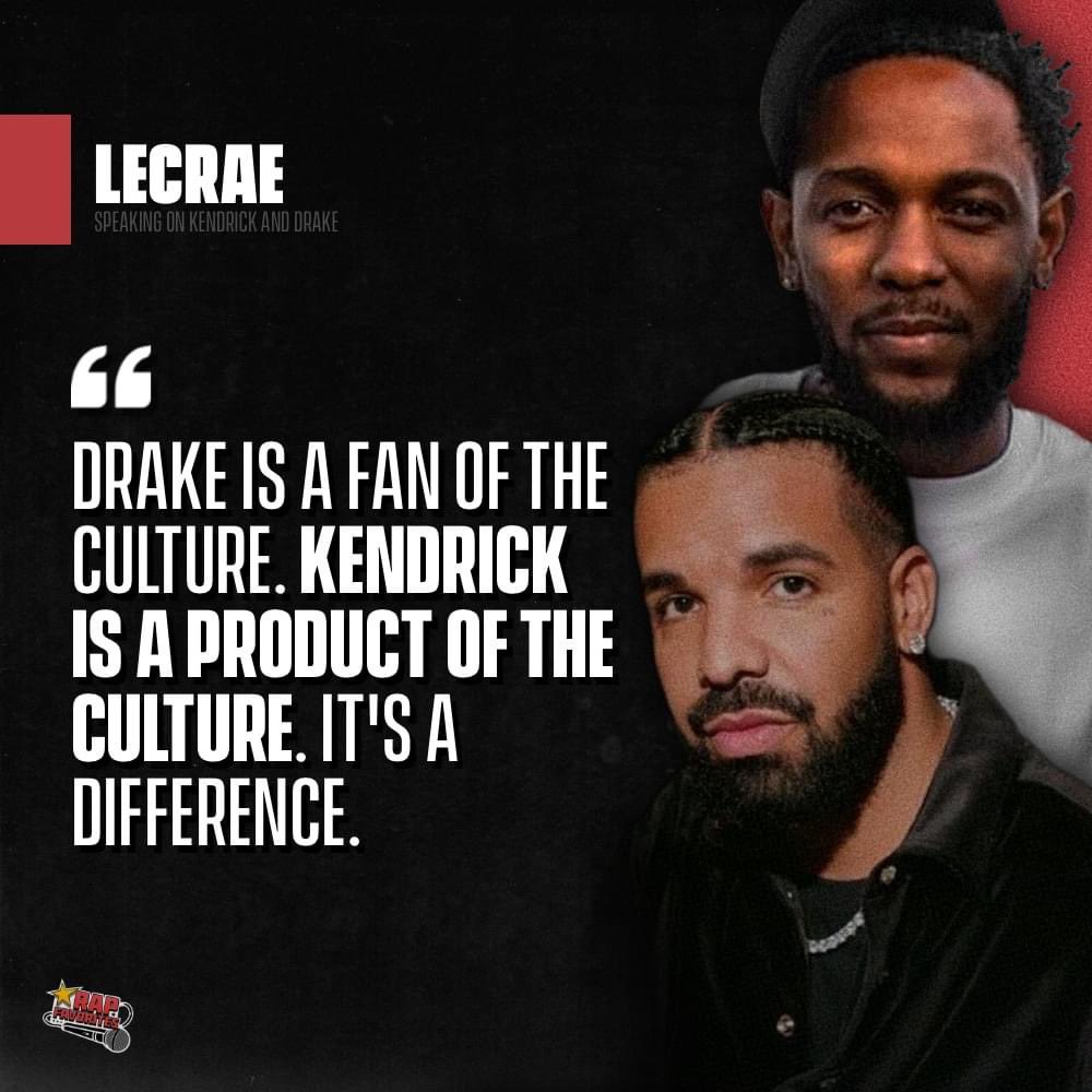 Lecrae is right.