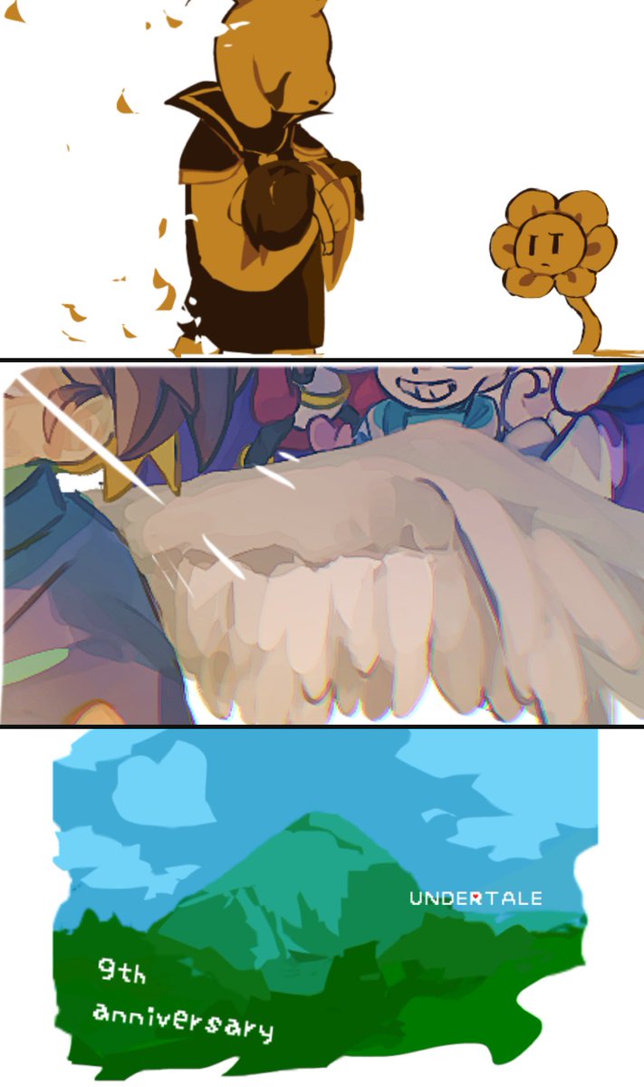 UNDERTALE9周年おめでとう！
※ホワイトモード推奨
※タップも推奨
#undertale9thAnniversary #undertale #undertaleFanart