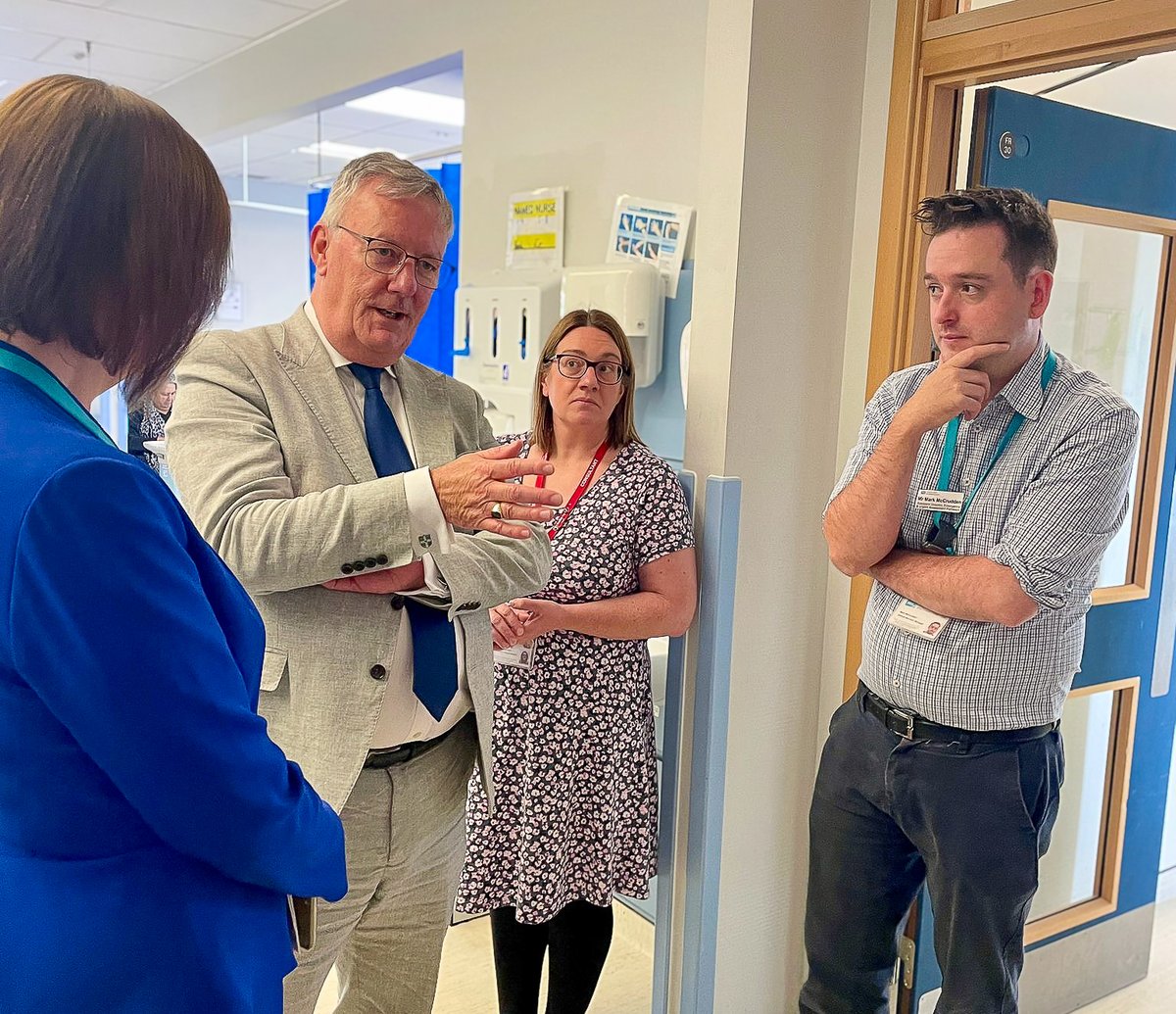 The Health Minister praised the work staff have undertaken at Causeway and Antrim Area Hospitals. 

Minister Nesbitt highlighted their commitment and "the innovative solutions " put in place to drive improvements.