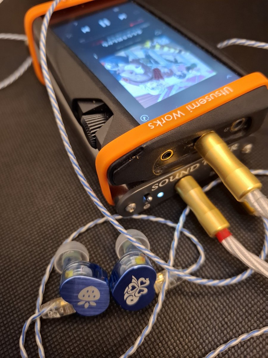 寝る前の癒しの時間😊 Astell&Kern SR35 うつせみワークス IC TIGER
