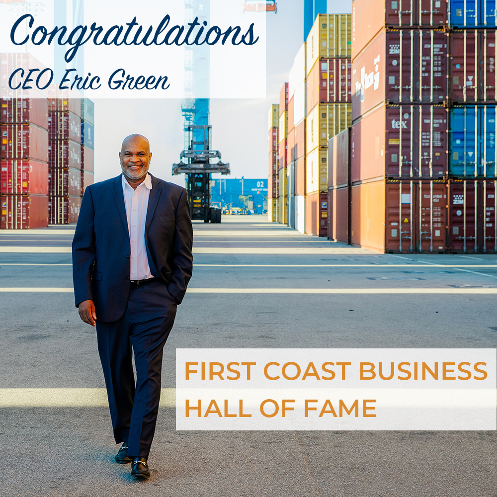 JAXPORT's tweet photo. Honoring the leaders who help shape Jacksonville’s business community 🌟

Congratulations to JAXPORT CEO Eric Green, one of four local leaders who will be inducted into the 2024 First Coast Business Hall of Fame during a ceremony on Friday, Nov. 22.

Hosted by the @FLAeconomics, the annual event recognizes leaders who have made an outstanding impact on the Jacksonville community through their business and civic achievements.

"This event is more than just a celebration of extraordinary leadership; it’s a powerful reminder of the impact these individuals have on our community,” said Event Chair Jeanne Augspurger, Esq. “By honoring their contributions, we not only reflect on their remarkable achievements but also inspire future generations to follow in their footsteps and continue building a brighter future for our region."

Learn more about the event and meet all of this year’s honorees: https://t.co/Anhyh4J1xH