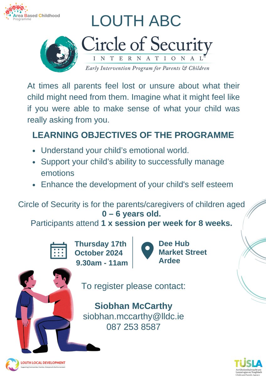 DeeHubArdee's tweet photo. beginning on Thursday, October 17th, 2024, from 9:30 AM to 11:00 AM at Dee Hub, Market Street, Ardee. 

To register, participants can contact Siobhan McCarthy via email or phone. https://t.co/HVPMwPDFmH