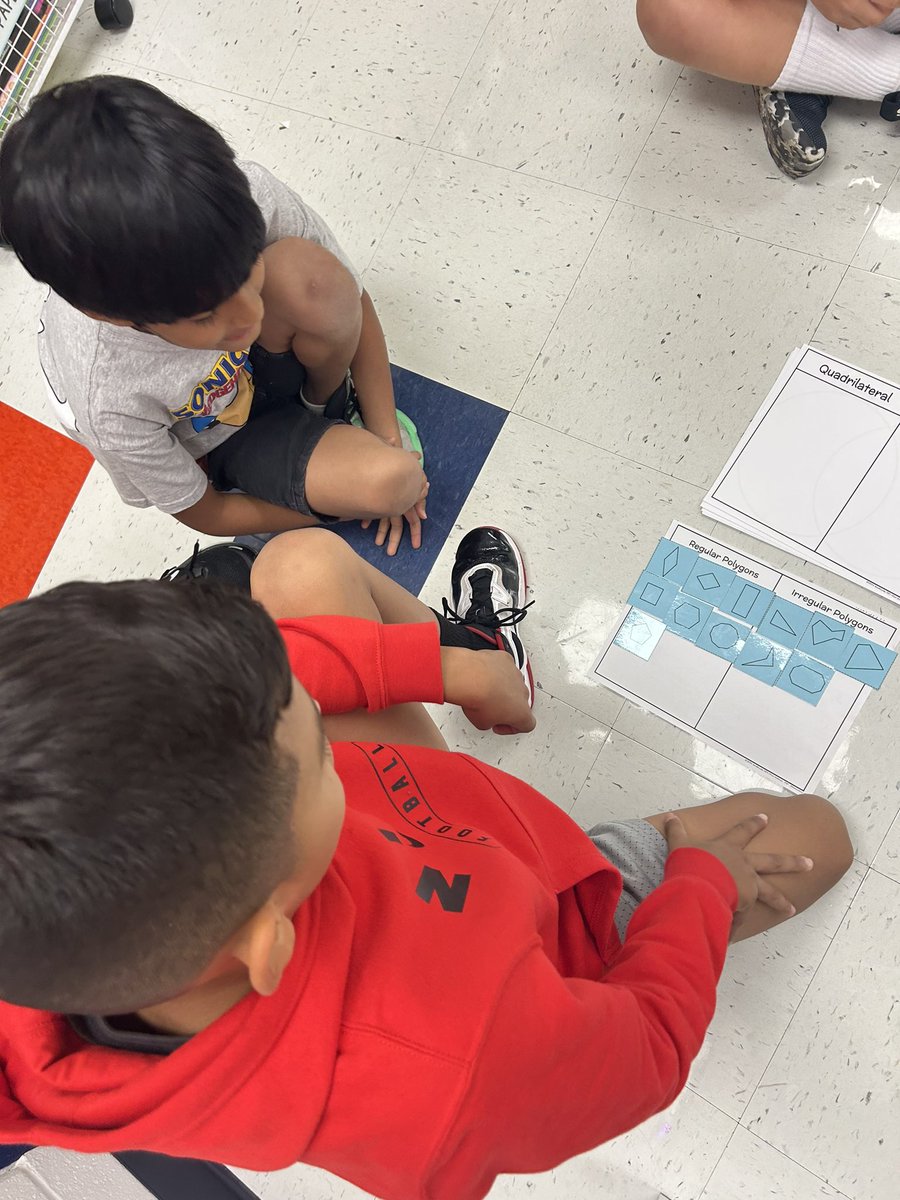 Brooke Garza (@growinwithgarza) on Twitter photo Using multiple perspectives 🧐 and language of the discipline 👄 this morning as we sort our shapes in all different ways! <a href="/NISDElemMath/">NISD Elementary Math</a>
So many good conversations! Using multiple perspectives 🧐 and language of the discipline 👄 this morning as we sort our shapes in all different ways! <a href="/NISDElemMath/">NISD Elementary Math</a>
So many good conversations!