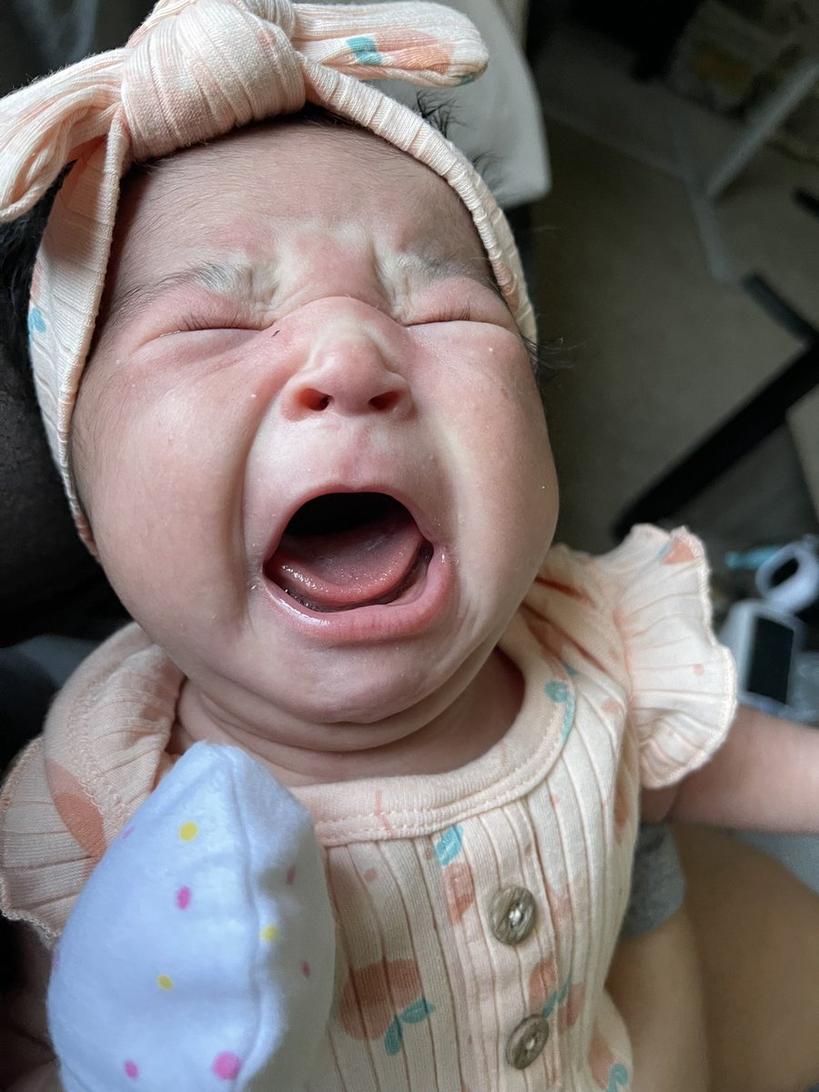 UnknownZoneTJ's tweet photo. She do it all. From chill to most miserable baby in the world 💙💜💛💚🖤🔥🙏🏻 https://t.co/3mlq2FWCAY