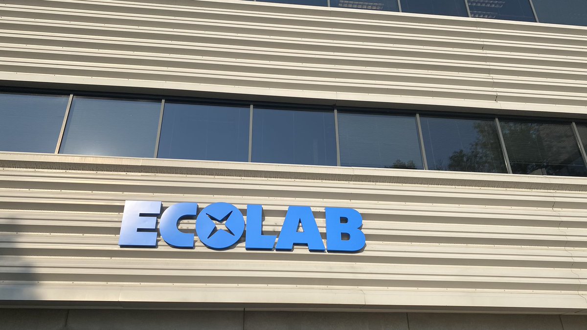 Just arrived at <a href="/Ecolab/">Ecolab</a> in Minneapolis with the <a href="/NRNonline/">Restaurant News</a> Food Safety Symposium crew to learn about how retailers can ensure their food is up to health standards.