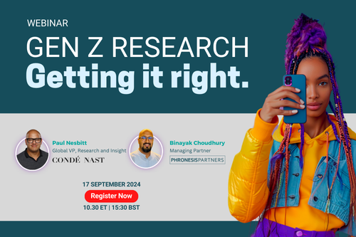 Phronesis_inc's tweet photo. 𝐖𝐡𝐚𝐭 𝐦𝐚𝐤𝐞𝐬 𝐆𝐞𝐧 𝐙 𝐭𝐢𝐜𝐤? 𝐃𝐨𝐞𝐬 𝐚𝐠𝐞 𝐫𝐞𝐚𝐥𝐥𝐲 𝐦𝐚𝐭𝐭𝐞𝐫? 𝐀𝐧𝐝 𝐡𝐨𝐰 𝐝𝐨 𝐰𝐞 𝐭𝐫𝐮𝐥𝐲 𝐜𝐨𝐧𝐧𝐞𝐜𝐭 𝐰𝐢𝐭𝐡 𝐭𝐡𝐞𝐦?
Don’t miss next week’s webinar, 𝐆𝐞𝐧 𝐙 𝐑𝐞𝐬𝐞𝐚𝐫𝐜𝐡: 𝐀𝐫𝐞 𝐖𝐞 𝐆𝐞𝐭𝐭𝐢𝐧𝐠 𝐈𝐭 𝐑𝐢𝐠𝐡𝐭. 
https://t.co/ouehzxUFgw https://t.co/SPyE0w8Di4