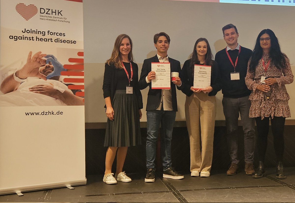 Young-DZHK (@youngdzhk) on Twitter photo Congratulations to the best rapid fire presenters Celine Müller and Mike Morneweg. Thank you for sharing your interesting data 👏.
<a href="/dzhk_germany/">DZHK Germany</a> <a href="/YoungDZHK/">Young-DZHK</a> @MichaelMolitor6 <a href="/SoniaSingh0105/">Sonia Singh</a> <a href="/SFG_Ffm/">Simone Glaser</a> Congratulations to the best rapid fire presenters Celine Müller and Mike Morneweg. Thank you for sharing your interesting data 👏.
<a href="/dzhk_germany/">DZHK Germany</a> <a href="/YoungDZHK/">Young-DZHK</a> @MichaelMolitor6 <a href="/SoniaSingh0105/">Sonia Singh</a> <a href="/SFG_Ffm/">Simone Glaser</a>