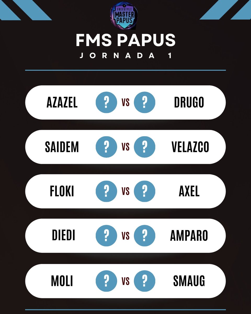 FmsPapus's tweet photo. Aunque ya esté empezada la jornada uno. !igual la tiramos acá¡ https://t.co/lL8eDJxWnJ