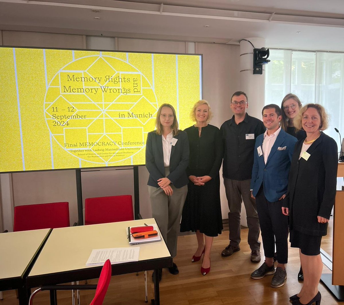 Dovile Sagatiene (@dsagatiene) on Twitter photo Had a #CSI moment, when panel moderator <a href="/ahnussberger/">Angelika Nussberger</a> titled the <a href="/MEMOCRACY_team/">MEMOCRACY Project</a> national experts as "fact finders" for the job we did reporting on memory laws in 🇩🇪🇵🇱🇭🇺🇱🇹🇱🇻🇪🇪🇺🇦 and 🇷🇺.
Very proud of what we did together!
All reports here:memocracy.eu Had a #CSI moment, when panel moderator <a href="/ahnussberger/">Angelika Nussberger</a> titled the <a href="/MEMOCRACY_team/">MEMOCRACY Project</a> national experts as "fact finders" for the job we did reporting on memory laws in 🇩🇪🇵🇱🇭🇺🇱🇹🇱🇻🇪🇪🇺🇦 and 🇷🇺.
Very proud of what we did together!
All reports here:memocracy.eu