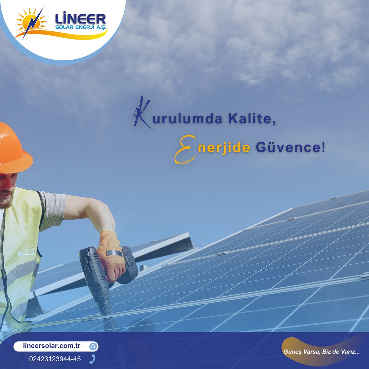lineersolar's tweet photo. Güneş enerjisiyle hem çevreyi koruyun hem de enerji maliyetlerinizi düşürün!
Güneş enerjisini keşfetmek ve verimliliğinizi artırmak için bizimle iletişime geçin!
#GüneşPaneli #EnerjiVerimliliği #SürdürülebilirEnerji #YeşilEnerji #lineersolar https://t.co/QKhj3sx1kU