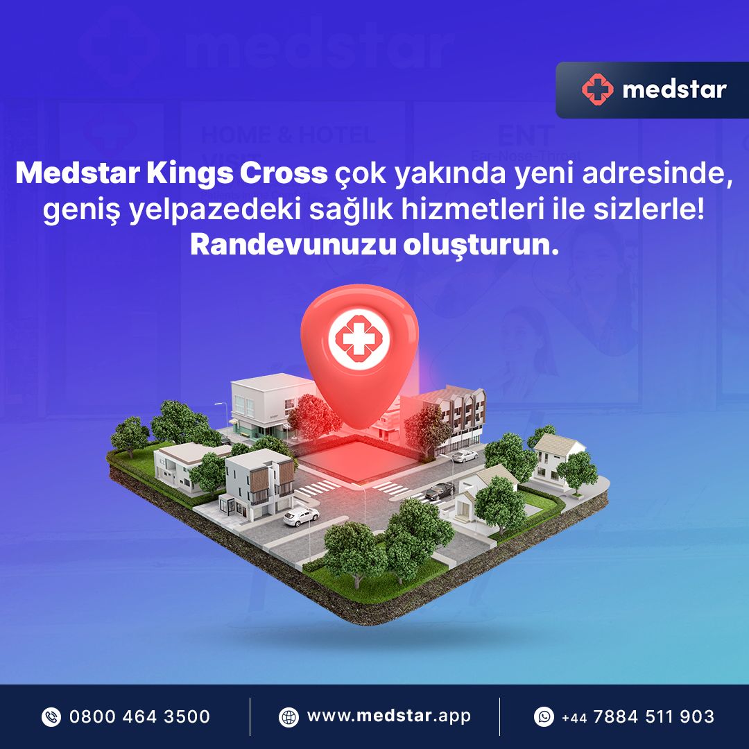 Medstar KingsCross is coming soon at its new address! Book your appointment now to benefit from our wide range of healthcare services.

#Medstar #MedstarLondon #HealthServices