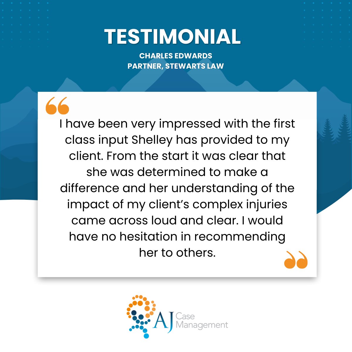 Thank you Charles for taking the time to provide us with this testimonial 🙌

...and thank you Shelley for all your hard work!