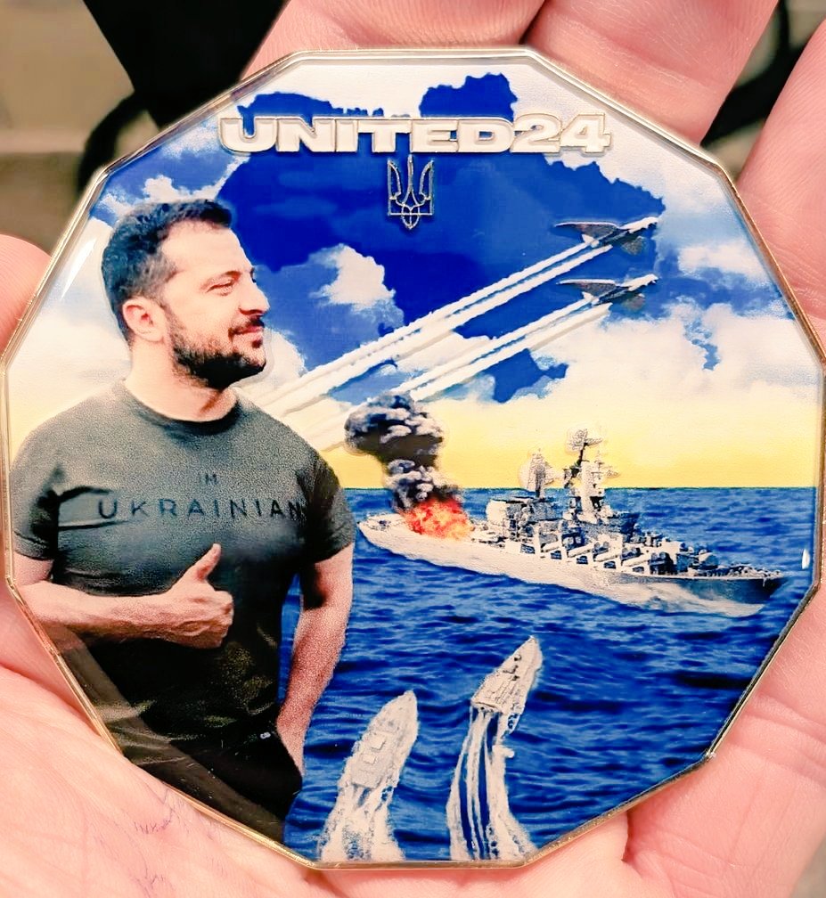 🔵🟡 U24 Coin Auction 🟡🔵

Auction begins in a few hours &amp; will be pinned in my profile.

10 officially approved <a href="/U24_gov_ua/">UNITED24</a> challenge coins will be available.

Want to help make 🇷🇺 pay for their war crimes in Ukraine?

Here's a chance.

Don't miss out! 
Max RT pls 🙏🏼