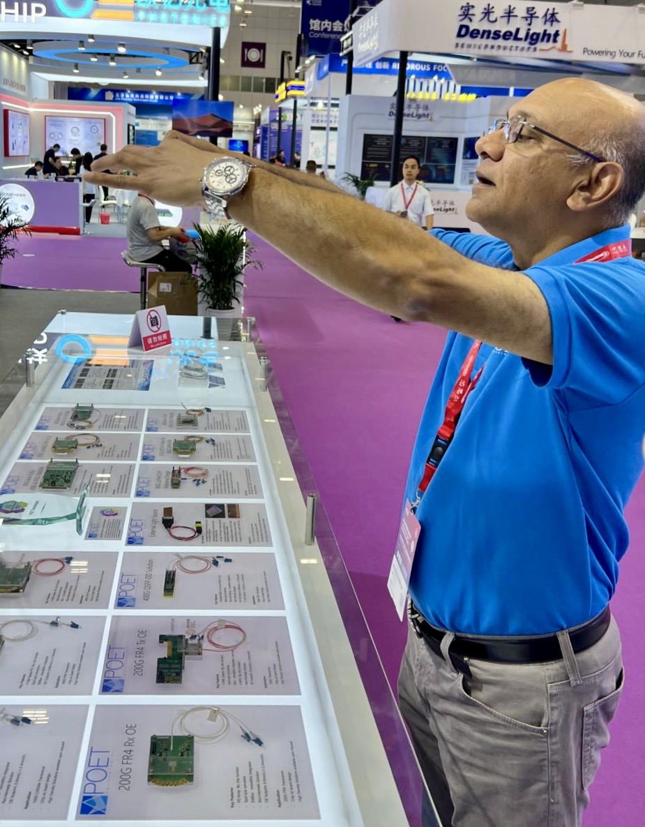 POETtech's tweet image. The POET team is out in force at #CIOE2024. More eyes have been opened to our Si-based optical interposer platform technology and how it provides the capability to design products for 800G, 1.6T &amp;amp; beyond.

#POETpowersAI