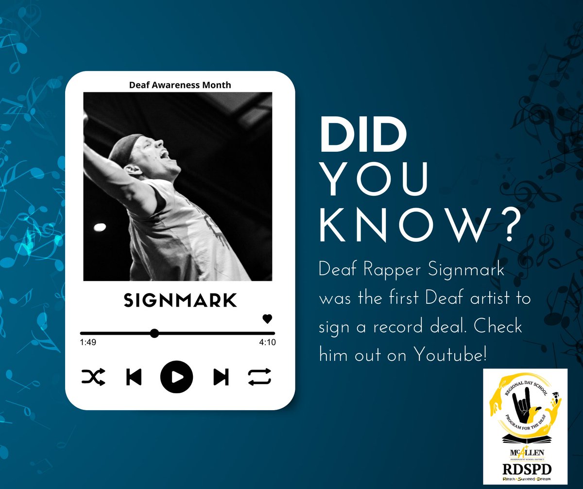Did you know?🎵 #deafawarenessmonth #funfacts