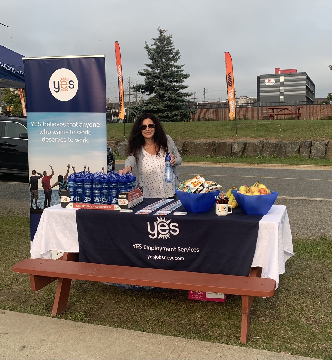It’s a beautiful day down at the marina this morning as we set up for the DFC student orientation.  There is lots of excitement down here as set up for <a href="/WakeTheGiant1/">WakeTheGiant</a> continues.