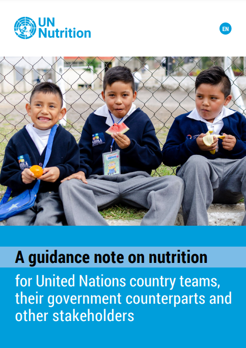 UN_Nutrition's tweet photo. With the 7⃣9⃣ #UNGA now in session, we remind our UN colleagues about our guidance note📖 on integrating🪡 #nutrition into the #UNSDCF as a means to support coherent nutrition action w/in the #UNSystem & across sectors.
👉Available in EN | FR | SP at https://t.co/rFCGPEHvyf https://t.co/N5UhkfZyG0
