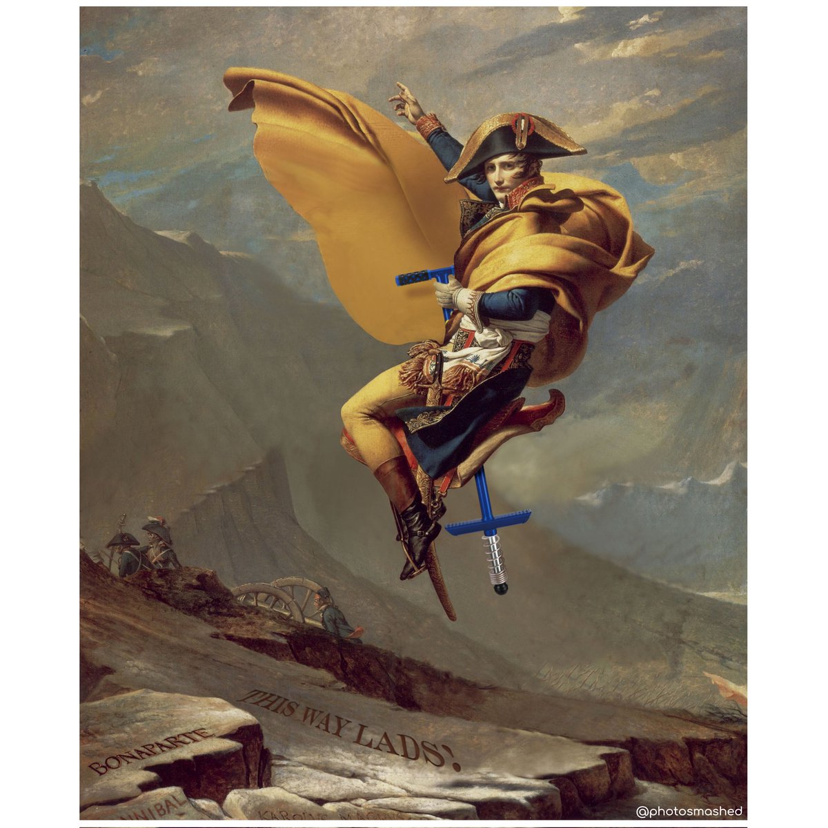 Napoleon crossing the Alps 
By <a href="/StarWarsPhtshp/">Star Wars Photo Shop</a>