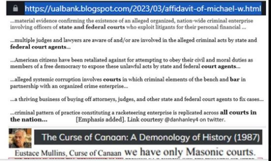 okboy1963's tweet photo. @MeghanWalsh_ Not a single lawyer who loves the constitution
and is NOT a B.A.R. member? According to Eustace Mullins more than 90% of them are MASONS.
#Vigano #BishopWilliamson #LinWood #WarNuse
cc: @realDonaldTrump https://t.co/ULNWf2wClx