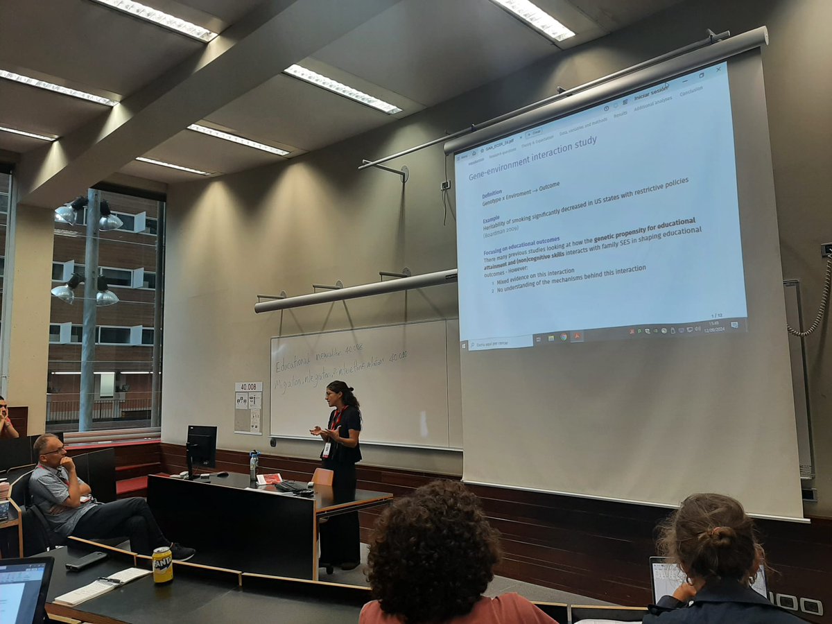 CLIC (@clic_iwg) on Twitter photo New work on GxSES 🧬👨👩👧👧 interactions from <a href="/GaiaGhirardi/">Gaia Ghirardi</a> on externalizing behavior and school outcomes 🔥 #ECSR2024 New work on GxSES 🧬👨👩👧👧 interactions from <a href="/GaiaGhirardi/">Gaia Ghirardi</a> on externalizing behavior and school outcomes 🔥 #ECSR2024