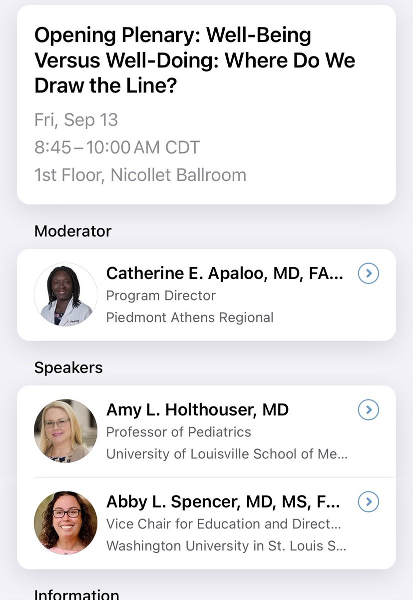 abbyWUim's tweet photo. ✈️🥳🩺🥼📚At airport &amp; ready to join brilliant &amp; deeply thoughtful Dr. @AmyHolthouser at @AAIMOnline to deliver #MedEd President’s plenary on #Wellbeing vs #Welldoing! Thx to #APDIM Prez @capalooMD for inviting us! #AAIM

Join us to discuss the gray of empathic accountability!🥼 https://t.co/Ip1e7GNUJh