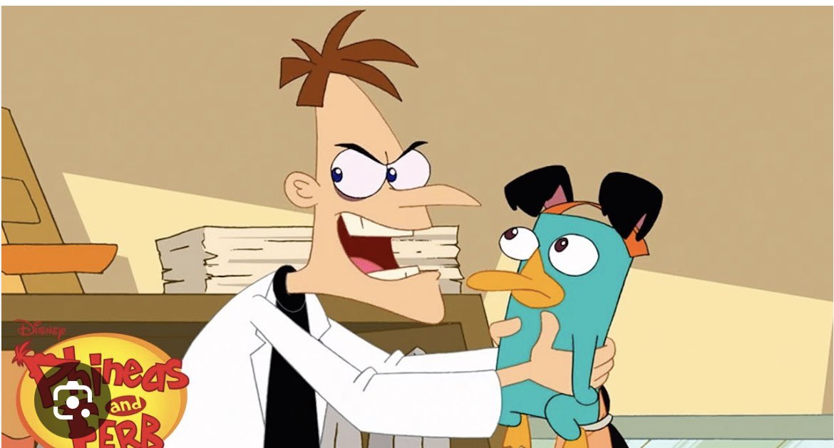 "Curse you, Perry the Platypus!" #NFID25 <a href="/DanPovenmire/">Dan Povenmire</a> <a href="/Disney/">Disney</a>
