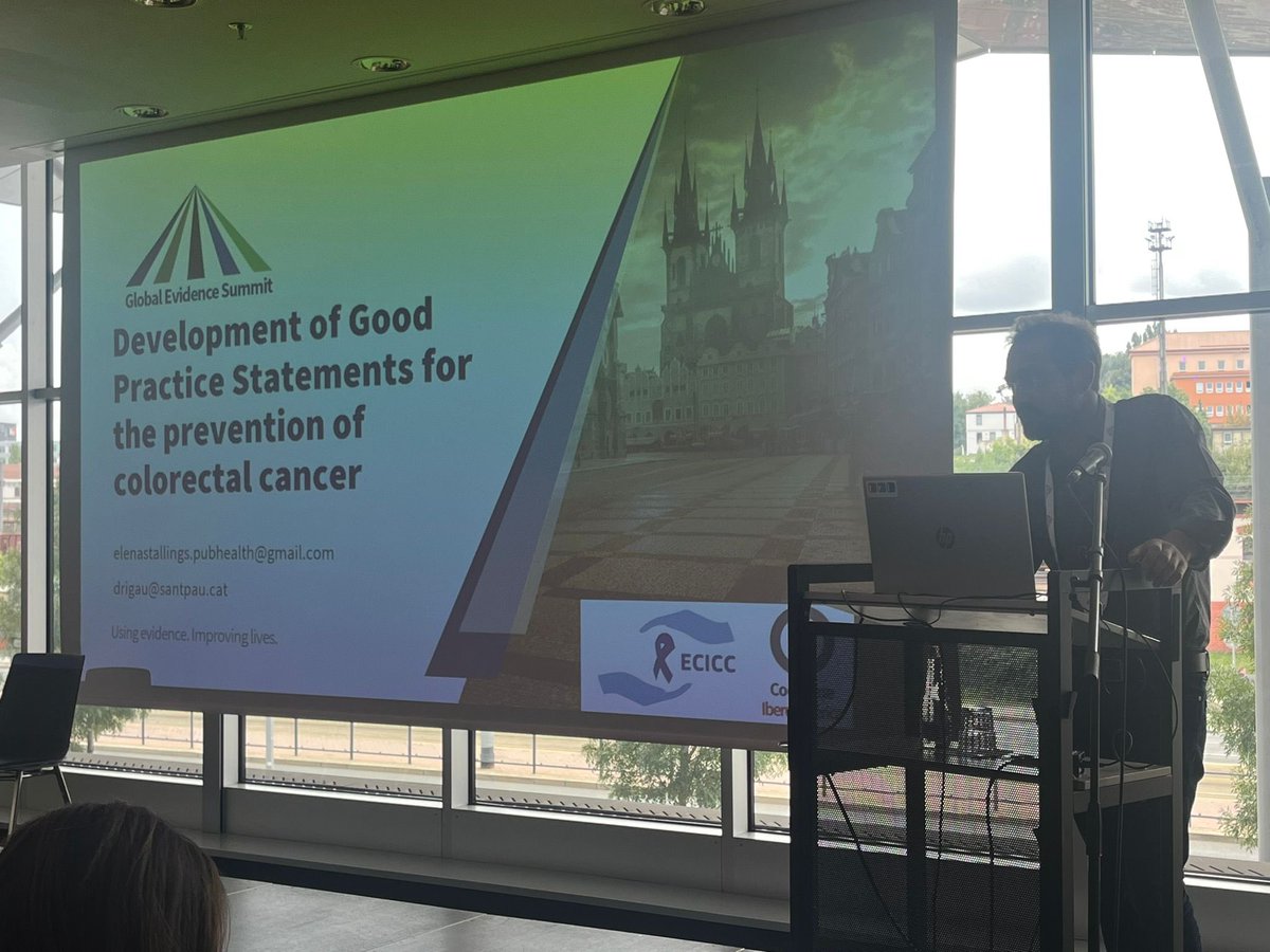 CochraneIberoamerica (@cochraneiberoam) on Twitter photo Durante la mañana, David Rigau de <a href="/IRSantPau/">Institut de Recerca Sant Pau</a> y <a href="/CochraneIberoam/">CochraneIberoamerica</a> realizo su presentación sobre la experiencia del desarrollo de recomendaciones de buenas prácticas en contexto del desarrollo de guías de práctica clínica en cáncer colorrectal.
#GES2024 Durante la mañana, David Rigau de <a href="/IRSantPau/">Institut de Recerca Sant Pau</a> y <a href="/CochraneIberoam/">CochraneIberoamerica</a> realizo su presentación sobre la experiencia del desarrollo de recomendaciones de buenas prácticas en contexto del desarrollo de guías de práctica clínica en cáncer colorrectal.
#GES2024