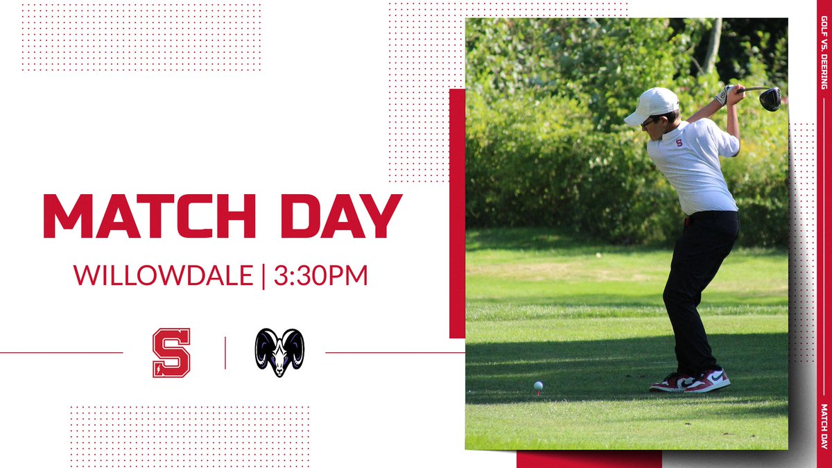 redstorm_sports's tweet photo. GOLF ⛳
Scarborough host Deering today with a 3:30PM tee time!!!
#GOSTORM | #STORMGOLF https://t.co/zgGEclqbKD