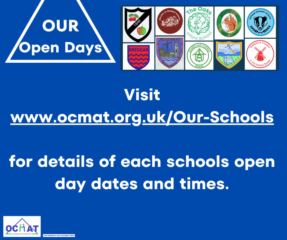 OCMATtrust's tweet photo. Finding Your Child's Perfect School πβ¨
Choosing the right school can feel daunting! But fear not β there's a school out there that will fit your child's unique needs and talents perfectly!
#SchoolChoice #EducationMatters #ChoosingASchool #ParentingTips #SchoolBound π«β€οΈ https://t.co/xMEZfmxERH