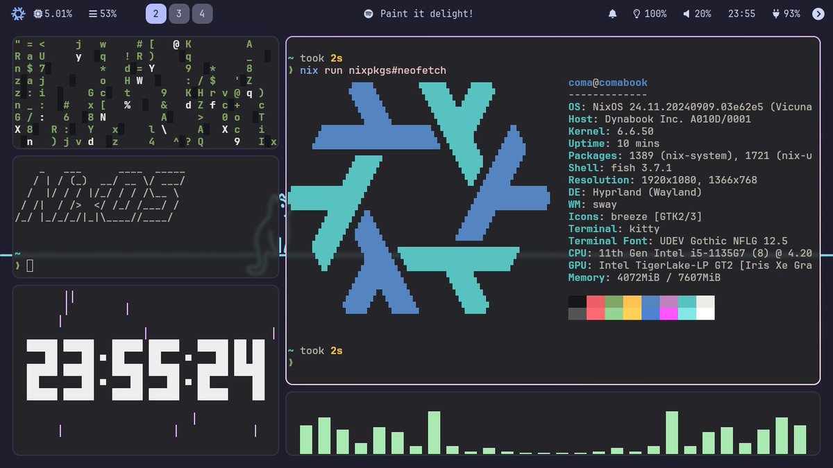 Comamoca_'s tweet image. #nixos #unixporn