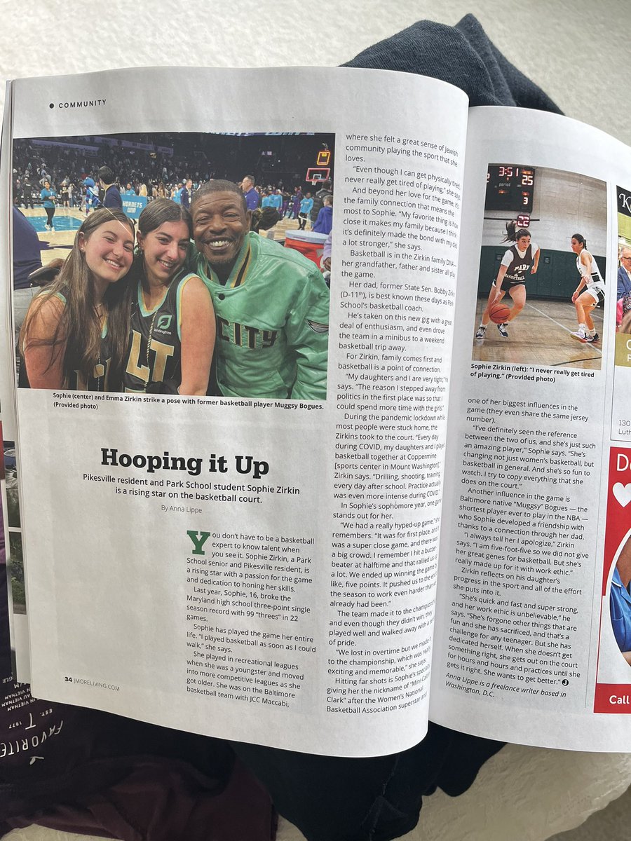SophieZ (@sophiezirkin25) on Twitter photo Excited for the incredible write-up in our local Baltimore magazine! And yes - that’s me with two of my favorite undersized ballers - <a href="/MuggsyBogues/">Tyrone Muggsy Bogues</a> and my sister Emma! Excited for the incredible write-up in our local Baltimore magazine! And yes - that’s me with two of my favorite undersized ballers - <a href="/MuggsyBogues/">Tyrone Muggsy Bogues</a> and my sister Emma!