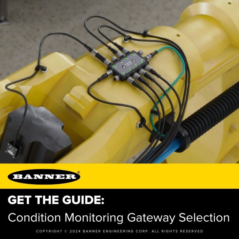 BannerSensors's tweet image. The Condition Monitoring Gateway Selection Guide. Spanning across two comprehensive pages, this guide is your map to finding the perfect gateway solution tailored to your factory&apos;s unique demands.

👉 Check out the guide: ow.ly/U6BB50TfKf0

#monitoringsolutions #operations