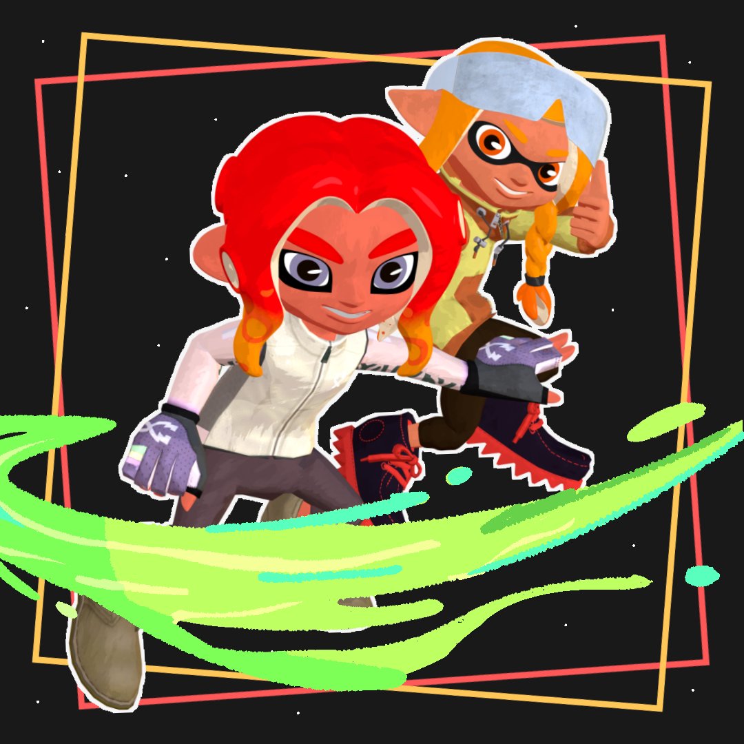 NobodyTriple's tweet photo. ~ TEAM FUTURE ~ : Tuki and Mezo
"Times are changing, and so should we. What we can look towards, is what we can hope to achieve."

"Upon us is a new day, everyday. Recognize what comes ahead, and be prepared for what it brings."
#Splatoon3 https://t.co/2moKI2TAPe